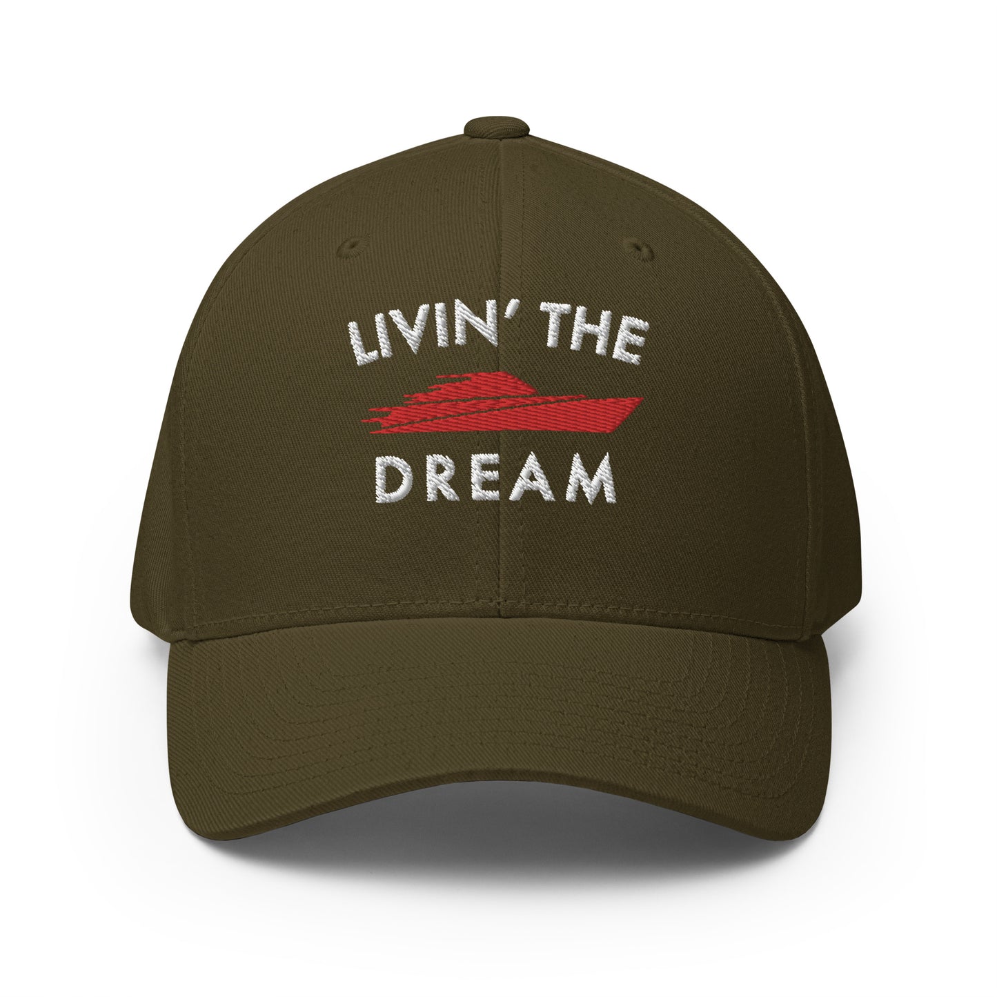 Livin' The Dream Structured Fitted Hat