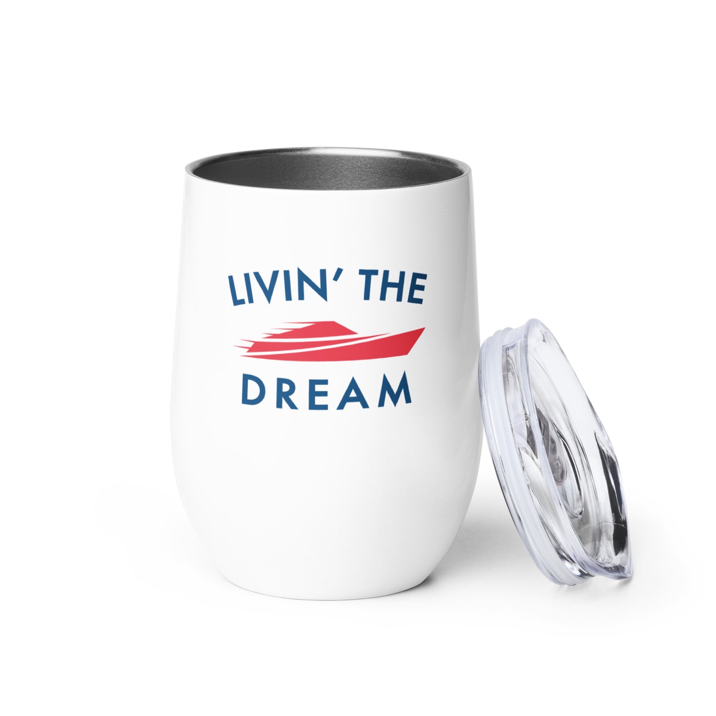 Livin' The Dream Wine Tumbler